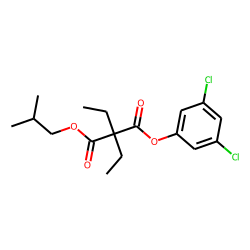 Diethylmalonic acid, 3,5-dichlorophenyl isobutyl ester