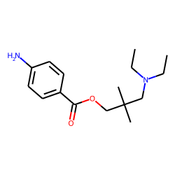 1-Propanol, 3-(diethylamino)-2,2-dimethyl-, p-aminobenzoate (ester)