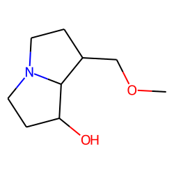 7«alpha»-Hydroxy-1-methoxymethyl-8«alpha»-pyrrolizidine