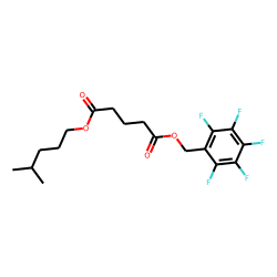 Glutaric acid, isohexyl pentafluorobenzyl ester