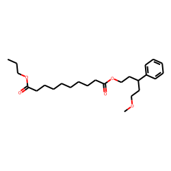 Sebacic acid, 5-methoxy-3-phenylpentyl propyl ester