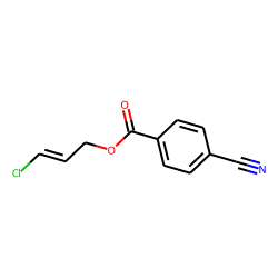 4-Cyanobenzoic acid, 3-chloroprop-2-enyl ester