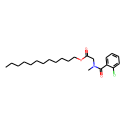 Sarcosine, N-(2-chlorobenzoyl)-, dodecyl ester