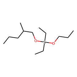 Silane, diethyl(2-methylpentyloxy)propoxy-