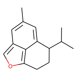 6-isopropyl-4-methyl-7,8-dihydro-6H-naphtho[1,8-bc]furan (acorafuran)