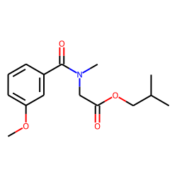 Sarcosine, N-(3-methoxybenzoyl)-, isobutyl ester