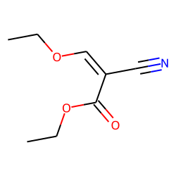 2-Propenoic acid, 2-cyano-3-ethoxy-, ethyl ester