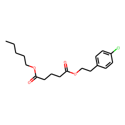 Glutaric acid, 2-(4-chlorophenyl)ethyl pentyl ester