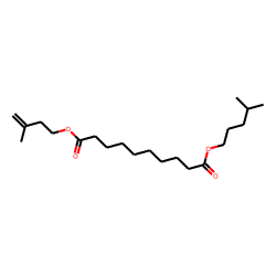 Sebacic acid, isohexyl 3-methylbut-3-enyl ester