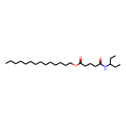 Glutaric acid, monoamide, N-(3-pentyl)-, tetradecyl ester