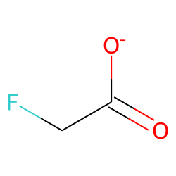 FCH2CO2 anion