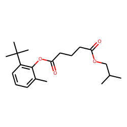 Glutaric acid, isobutyl 2-tert-butyl-6-methylphenyl ester