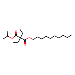 Diethylmalonic acid, decyl isopropyl ester