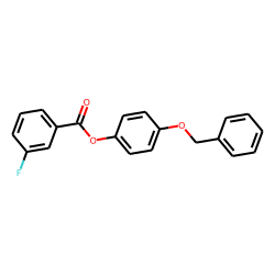 3-Fluorobenzoic acid, 4-benzyloxyphenyl ester