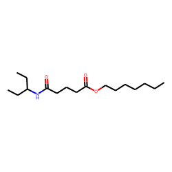 Glutaric acid, monoamide, N-(3-pentyl)-, heptyl ester