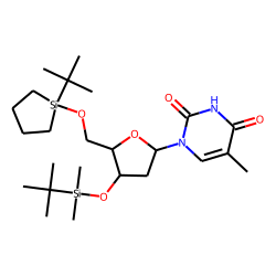 Thymidine, 3'-O-TBDMS, 5'-O-cyclotetramethylene-tertbutylsilyl