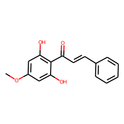 2-Propen-1-one, 1-(2,6-dihydroxy-4-methoxyphenyl)-3-phenyl-
