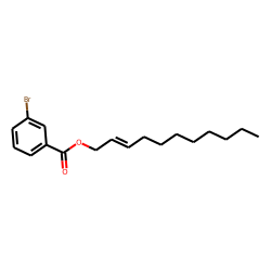 3-Bromobenzoic acid, undec-2-enyl ester