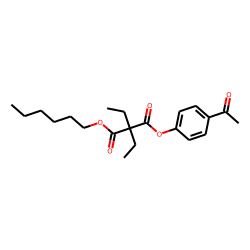 Diethylmalonic acid, 4-acetylphenyl hexyl ester