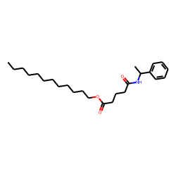 Glutaric acid, monoamide, N-(1-phenylethyl)-, dodecyl ester