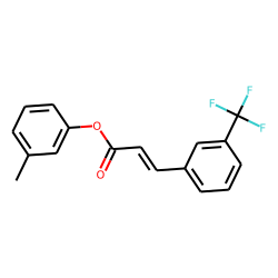 trans-3-Trifluoromethylcinnamic acid, 3-methylphenyl ester