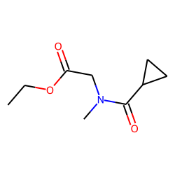 Sarcosine, N-cyclopropylcarbonyl-, ethyl ester
