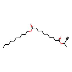 Sebacic acid, but-3-yn-2-yl decyl ester