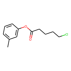 5-Chlorovaleric acid, 3-methylphenyl ester