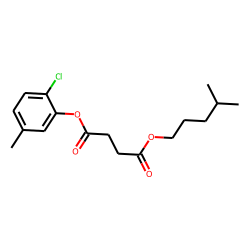 Succinic acid, 2-chloro-5-methylphenyl isohexyl ester