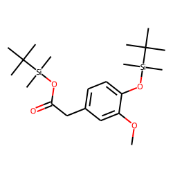 Benzeneacetic acid, 4-[(tert-butyldimethylsilyl)oxy]-3-methoxy-, tert-butyldimethylsilyl ester