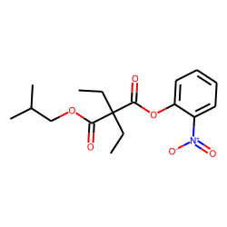 Diethylmalonic acid, isobutyl 2-nitrophenyl ester