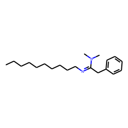 N,N-Dimethyl-2-phenyl-N'-decyl-acetamidine