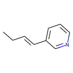 Pyridine, 3-(1-butenyl), E