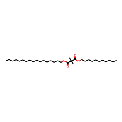 Dimethylmalonic acid, heptadecyl undecyl ester