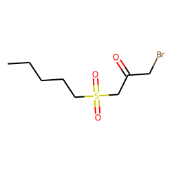 1-N-pentylsulfonyl-3-bromo-2-propanone