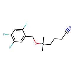 2,4,5-Trifluorobenzyl alcohol, (3-cyanopropyl)dimethylsilyl ether