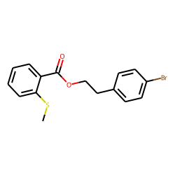 2-(Methylthio)benzoic acid, 4-bromophenethyl ester