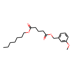 Glutaric acid, heptyl 3-methoxybenzyl ester
