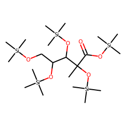 2-C-Methylarabinonic acid, pentakis-TMS