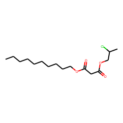 Malonic acid, 2-chloropropyl decyl ester