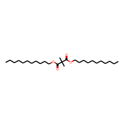 Dimethylmalonic acid, diundecyl ester