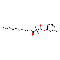 Dimethylmalonic acid, 3-methylphenyl octyl ester