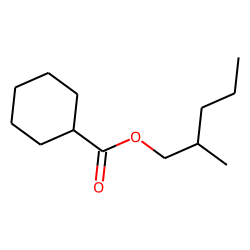 Cyclohexanecarboxylic acid, 2-methylpentyl ester