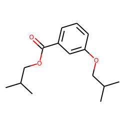 Benzoic acid, 3-(2-methylpropyl)oxy-, 2-methylpropyl ester