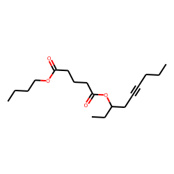 Glutaric acid, butyl non-5-yn-3-yl ester