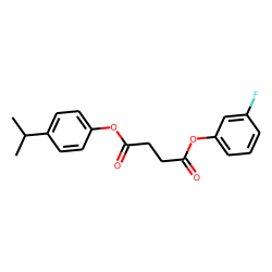 Succinic acid, 3-fluorophenyl 4-isopropylphenyl ester