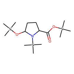 L-HYDROXYPROLINE,N,O,O-TMS