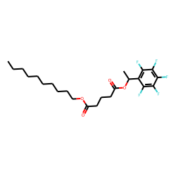 Glutaric acid, decyl 1-(pentafluorophenyl)ethyl ester