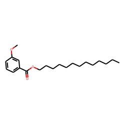 Benzoic acid, 3-methoxy-, tridecyl ester