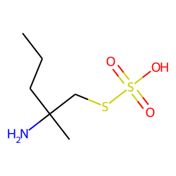 Thiosulfuric acid,s-(2-amino-2-methylpentyl)ester
